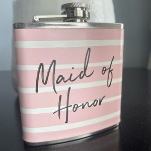 “Maid of Honor” Stainless Steel Wedding Flask